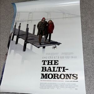The Balti-Morons film theatre promotional 27x 39” big Movie Poster Jay Duplass
